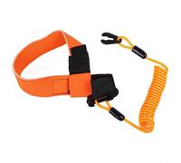 Accarugty Jet Ski - Cordón de seguridad con interruptor de apagado de motor de barco, duradero, cable de nailon para muñeca, correa de muñeca ajustable de neopreno, seguridad marina esencial (5