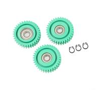 Accarugty Juego de 3 engranajes planetarios sesgados de nailon para motores de cubo eléctricos, 31T y 35T, diámetro de 8 mm, rodamientos 608, reducción de ruido y resistente al desgaste (35T)