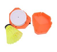 Accarugty Juego de entrenamiento de bádminton, equipo de ejercicio de autoestudio para interiores con cuerda elástica y volante de nailon para niños y adultos para mejorar las habilidades (cuerpo