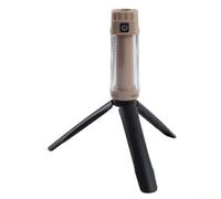 Accarugty Linterna LED recargable para camping, multimodo, luz blanca cálida roja, flash de señal integrado para mayor seguridad, gancho portátil diseñado para senderismo, tienda de campaña, al aire