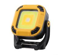 Accarugty Luz de trabajo LED recargable, linterna de camping con base magnética, linterna de montaje en trípode, lámpara de inspección portátil, luz colgante de tienda de campaña con gancho, noche