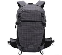 Accarugty Mochila de senderismo, bolsa de senderismo, mochila impermeable, mochila de separación húmeda y seca, bolsa de camping ligera, mochila de viaje al aire libre, seguridad reflectante (negro)