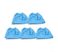 Accarugty Paquete de 5 bolsas de filtro textiles lavables para aspiradoras Parkside 1300 C3 B2 D3 E4 1400 H4 en seco y húmedo, piezas de repuesto reutilizables para colector de polvo de tela