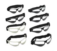 Accarugty Paquete de 8 gafas de entrenamiento de baloncesto, para niños, gafas de regate con correa elástica para mejorar la visión, el tiempo de reacción y las habilidades de manejo de la pelota