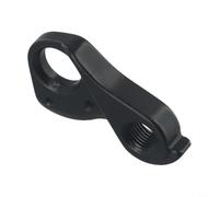 Accarugty Percha de desviador de bicicleta, aleación de aluminio CNC negro | Reparación de carreras de ciclismo, soporte de marco resistente y fácil de instalar, para ciclistas de trekking, metal