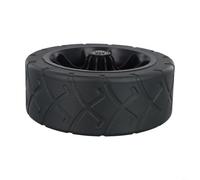 Accarugty Rueda de repuesto para carrito de camping y carrito de compras, neumático de poliuretano sólido de 8/6.5 pulgadas con diseño silencioso, 190 mm/160 mm de diámetro, agujero de 8 mm (7 cm)