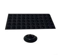 Accarugty Snowboard Stomp Pad, Silicone Grip Tape, Tracción trasera del pie, calcomanía de tabla transparente, Estera de tracción antideslizante, accesorio deportivo de invierno, equipo de esquí