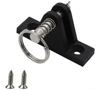 Accarugty Soporte de nailon resistente para parasol de barco con pasador de anillo de tracción, soporte de toldo de grado marino para yate y RV, adaptador de toldo para exteriores compacto resistente