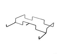 Accarugty Soporte plegable de acero inoxidable para bolsas de basura, para camping, estante de basura resistente, para picnic al aire libre, senderismo, soporte compacto para cubo de basura con