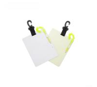 Accarugty Tablero de escritura de buceo ABS, Pizarra de buceo con hebilla luminosa, Bloc de notas subacuático para buceo Tablero de muñeca para comunicarse en buceo Equipo de buceo Unisex (B)