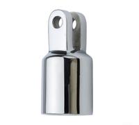 Accarugty Tapa deslizante de acero inoxidable 316, Ajuste marino de doble oreja, Terminal de alambre de barco de 22 mm, Hardware de aparejo de yate, Cerradura de cable de velero, Cuerda de acero