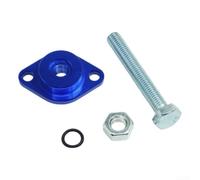 Accarugty Tensor de cadena de motocicleta, regulador de aleación Alusmallum para Honda WAVE125 LC150, kit de montaje de rodillo guía de repuesto directo de alta resistencia (azul)