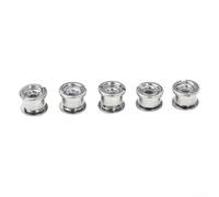 Accarugty Tornillos de rueda de cadena de acero inoxidable, pernos de plato para bicicleta de montaña, juego de pernos de manivela de bicicleta, kit de montaje de plato ligero, sujetadores de cadena