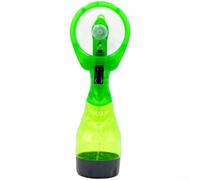 Accarugty Ventilador de mano portátil, enfriador de pulverización de agua personal con funcionamiento silencioso para camping, senderismo, playa, viajes, actividades al aire libre (verde)