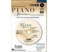 Accelerated Piano Adventures for the Older Beginner Lesson Book 1 2-CD Set by Nancy Faber