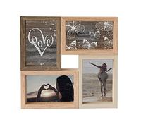 accent by nielsen Collage marco de fotos Colores mixtos 4 fotos de 10x15 cm, formato externo: 28x28 x3,5 cm