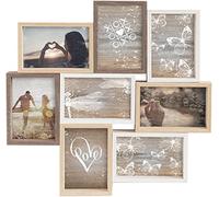 accent by nielsen Marco de fotos 8 fotos de 10x15 cm, 45 cm x 45 cm, Marco de collage, Madera, Marron