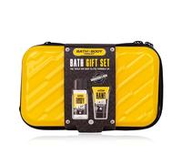 Accentra BATH + BODY TOOLKIT set de regalo en estuche rígido - set de baño y ducha con sándalo y almizcle que incluye gel de ducha y exfoliante para manos - set de viaje de 2 piezas para hombre
