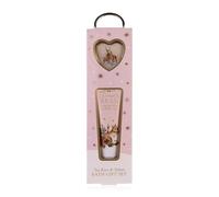 Accentra Juego de baño Romántico Dreams en caja de regalo, incluye gel de ducha y llavero en forma de corazón, aroma de rosa y terciopelo, regalo para mujer, ardilla, ciervo, ciervo