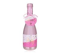 Accentra LET'S CELEBRATE - Gel de ducha en botella de champán para mujer, 780 ml, regalo en forma de botella, aroma a rosa y terciopelo, para baño y ducha, regalo de cumpleaños y día de la madre