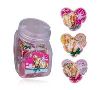 accentra - Mini gel de ducha "I Love Horses" - Paquete grande perfecto como regalo de cumpleaños infantil, premio o calendario de Adviento - Tarro de caramelos con 24 x 50 ml motivos caballos y poni