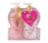 Accentra Set de cuidado de manos para mujer de From My Heart to Yours, con jabón de manos de 290 ml y loción de manos de 290 ml, fragancia Candy Rose, set de regalo para mujeres como regalo de