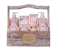Accentra set regalo mujer SECRET GARDEN caja madera White Tea Apricot