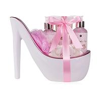 Accentra Velvet Luxury - Set de baño de 6 piezas con bomba de cerámica blanca