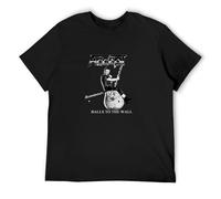 Accept Balls To The Wall Men T Shirt UDO Heavy Metal Band Running Wild Rage tee M Black