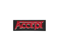 Accept Heavy Metal_1 Parche bordado para planchar con aplique de recuerdo