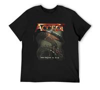 Accept Too Mean To Die Men's T-Shirt Unisex Black Cotton Print tee Shirts XXL