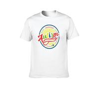 Accept Understand Love Autism Awareness Circle Puzzle T-Shirt White Mens tee Unisex Shirt L