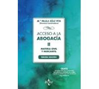Acceso a la abogacía II – Tomo II: Materia civil y mercantil (Derecho, Editorial Tecnos)