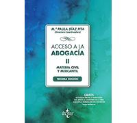Acceso a la abogacía-II-civil-merc: Tomo II. Materia civil y mercantil (Derecho - Biblioteca Universitaria de Editorial Tecnos)
