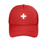 Acceso Esencial Outdoor con Confederación Suiza Emblema Nacional | Gorra Mesh Upf50+ Ajustable | Diseño Deportivo