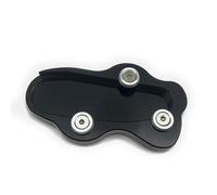 Accesorio Almohadilla para Caballete Lateral De Motocicleta para Kawasaki VN900 Y para Vulcan 900 Classic Custom 07-20. Extensión De Pata De Cabra. Almohadilla para Caballete Lateral(Negro)
