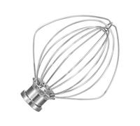 Accesorio batidor de 6 varillas compatible con batidora de pie con cabezal inclinable KitchenAid K45WW de acero inoxidable for batir huevos y crema espesa.