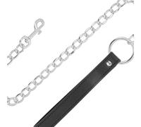 Darkness Bondage Darkness Collar con Cadena Soft Leather 100 g