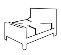 Accesorio bdsm restricciones de cama resistentes al bdsm, Poids 0.499 Kg