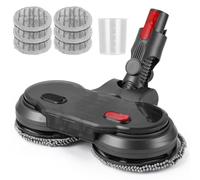 Accesorio Cabezal para Fregona Compatible con Dyson V11, V10, V8, V7 | Repuesto de Cepillo Eléctrico con Depósito de Agua Extraíble y Microfibras, Accesorio de Limpieza para Aspiradora Dyson