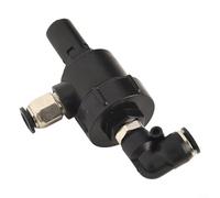 Accesorio cambiador de neumáticos, válvula de codo de escape rápida de una sola vía para liberación de trituradora de cuentas y alivio de presión del cilindro, compatible con varios modelos de