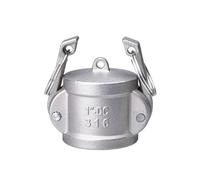 Accesorio Camlock, 1PC BSPT 1/2" 3/4" 1" 1-1/4" 1-1/2" 2" SS304 Adaptador De Montaje De Camlock Casero De Acero Inoxidable Barb Camlock Desconexión Rápida Plata (Color : DC Type, Size : 1")