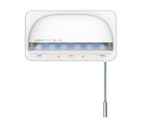 Oclean S1 esterilizador de cepillo de dientes ultravioleta, secador de calefacción y ventilador de secado, cepillo de dientes esterilizador con soporte montado en la pared, blanco