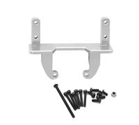 Accesorio Coche RC para Axial para SCX10 II 90046 AR44 O MN999 1/10 Base Montaje Servo Eje Aleación Aluminio Piezas Actualización Oruga RC 1 Unidad(Silver)