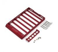 Accesorio Coche RC para FMS para Tormenta Desierto para Arizona Red para Rabbit para Fire para Horse 1/18 RC Coche Control Remoto Accesorios Metal Portaequipajes(Red)