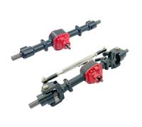 Accesorio Coche RC Para MN D90 D91 D96 99S FJ45 1/12 Juego De Eje De Puente Delantero Y Trasero Con Engranaje Metálico Para Coche RC Accesorios De Mejora(Black A)