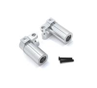 Accesorio Coche RC para MN para MN128 MN86 G500 1/12 Copa De Eje Trasero Metal Mejorada Control Remoto Accesorios Automóvil Reemplazo Reparación Modificación(Silver)