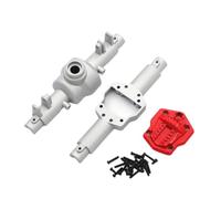 Accesorio Coche RC Para Mn128 Para Model Para Mn86 G500 Piezas Actualización Escala 1/12 Carcasa Montaje Delantera Y Trasera Control Remoto Metal Accesorios Coche Trepador Control Remoto(Silver)