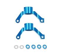 Accesorio Coche RC para Tamiya para TT02 54733 Copa Trasera Aleación Aluminio 3 Grados Accesorio RC Modelo Actualización Accesorios Piezas Reemplazo Reparación(Blue)