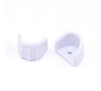 Accesorio Coche RC para Traxxas para HSP para HPI 1:8 1:10 RC Piezas Coche 2 Piezas Amortiguador Marco Hidráulico Protección Cubierta Protectora Tapa Absorción Impactos(White)